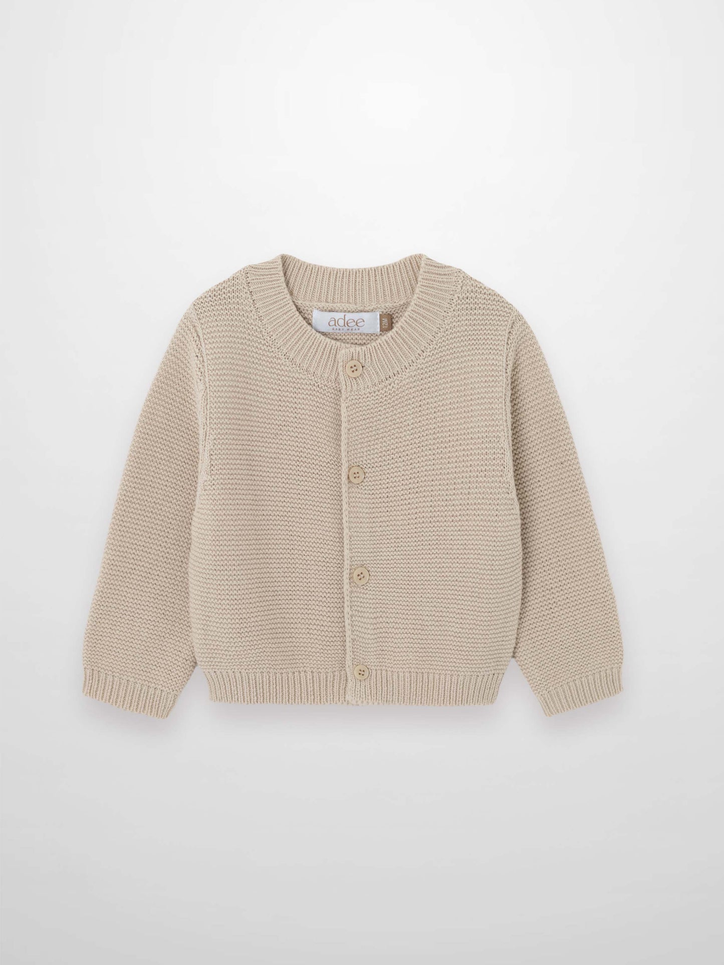 Knit Cardigan - Tan