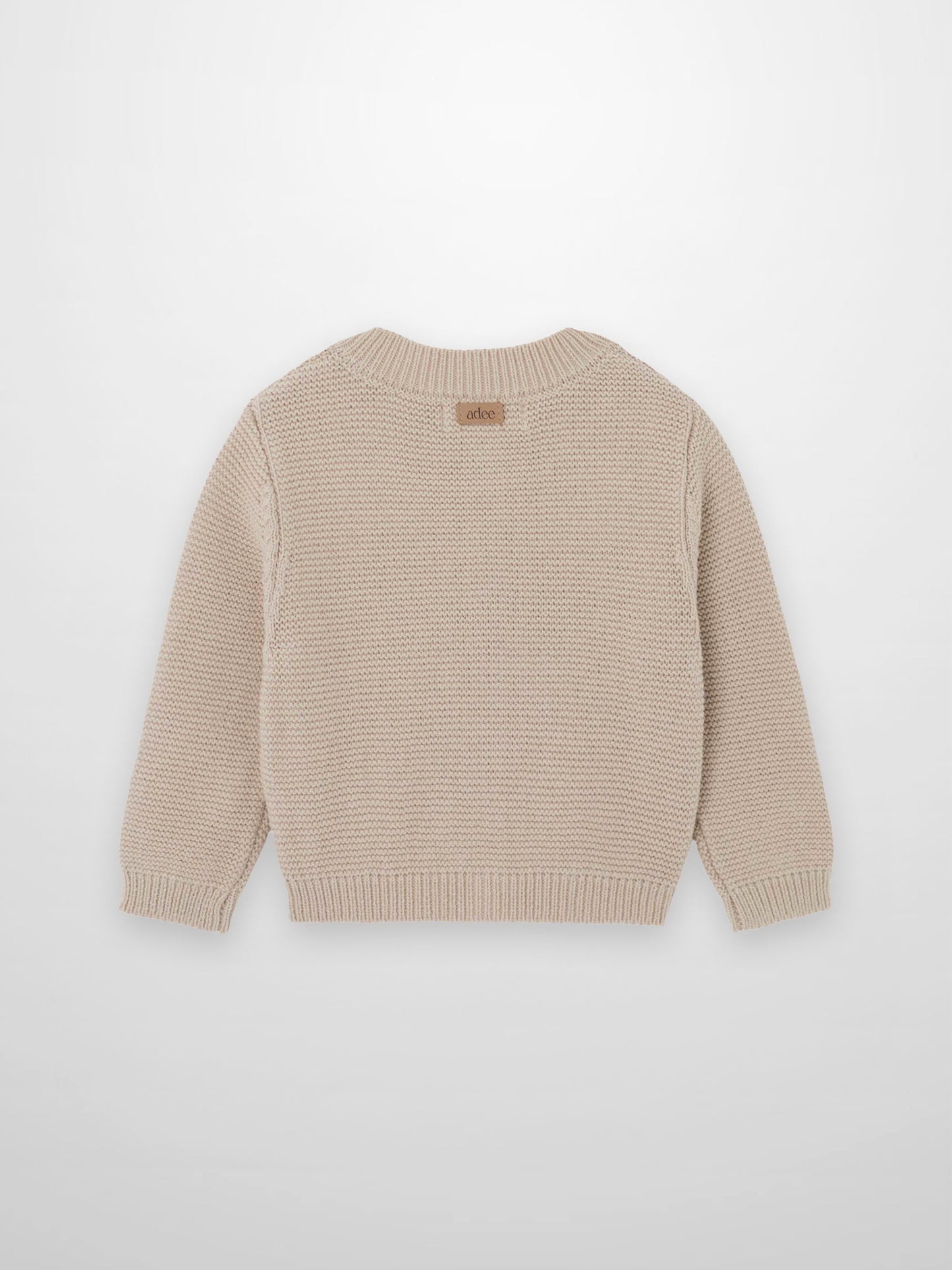 Knit Cardigan - Tan