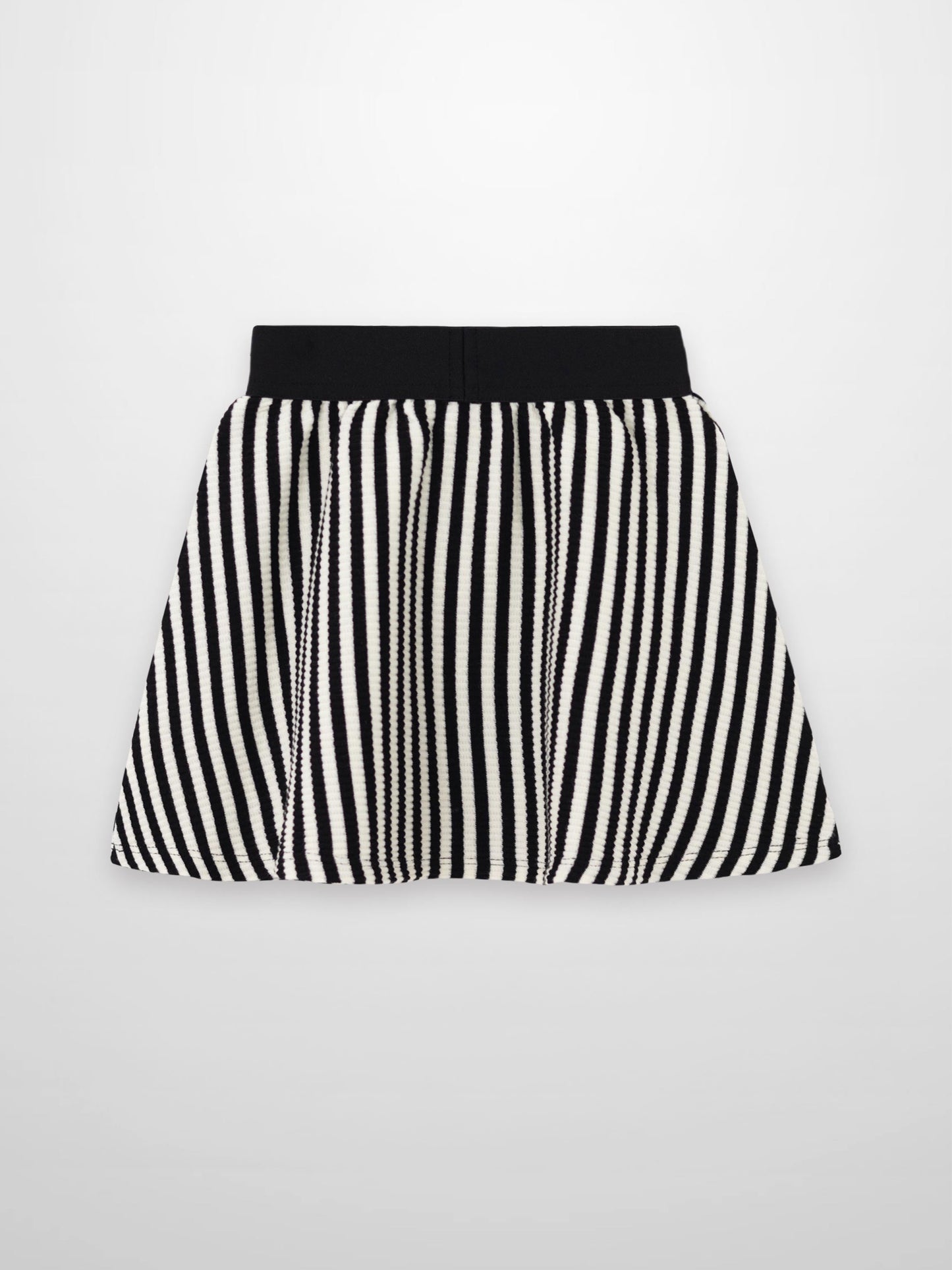 Striped Skirt - Black & White