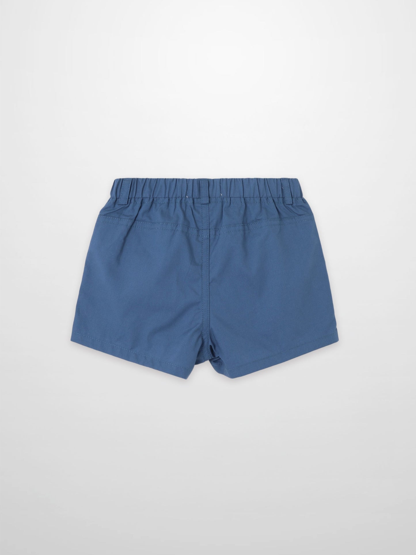 Blue Cotton Shorts