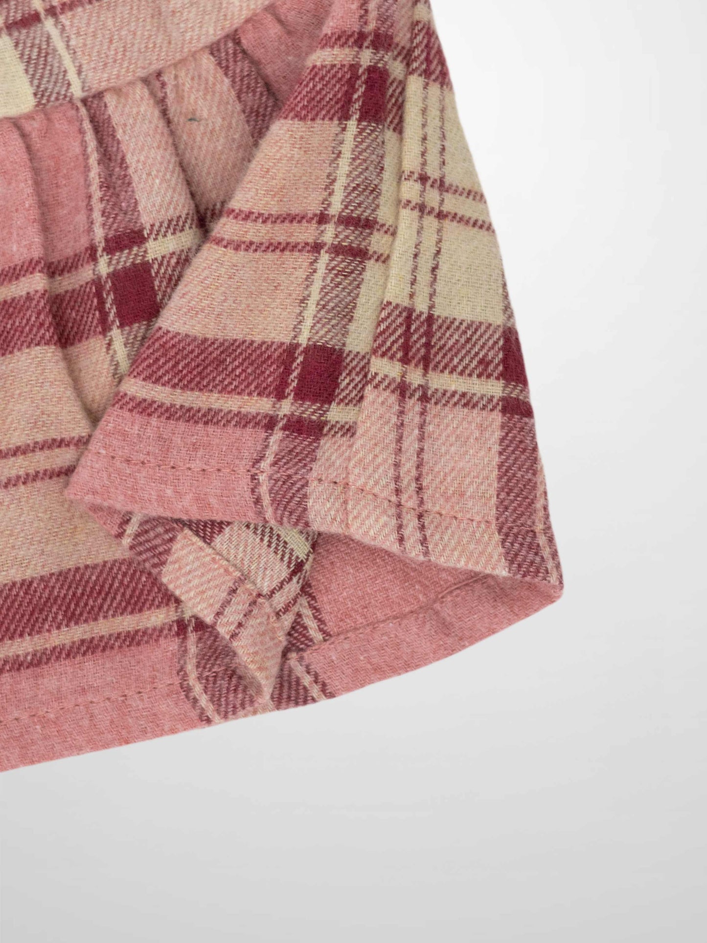 Plaid Skirt - Pink