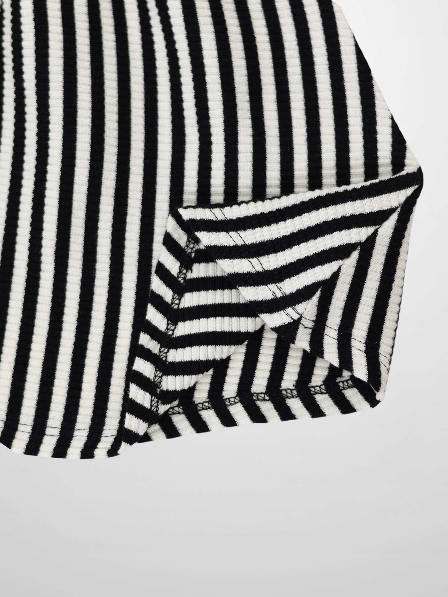 Striped Skirt - Black & White