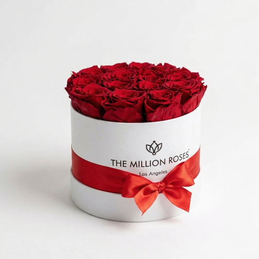 Classic White Box | Red Roses