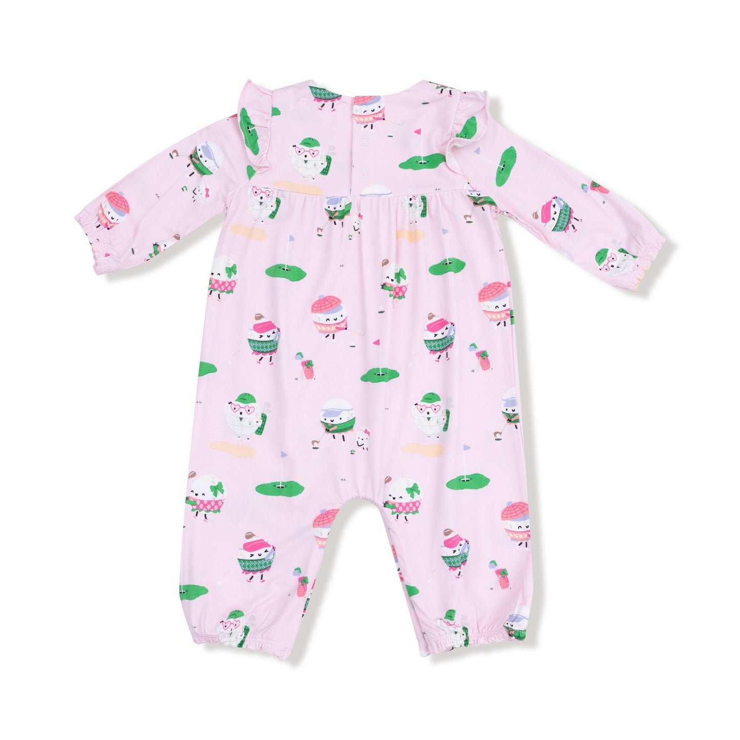 Golf Pros - Pink - Ruffle Sleeve Romper