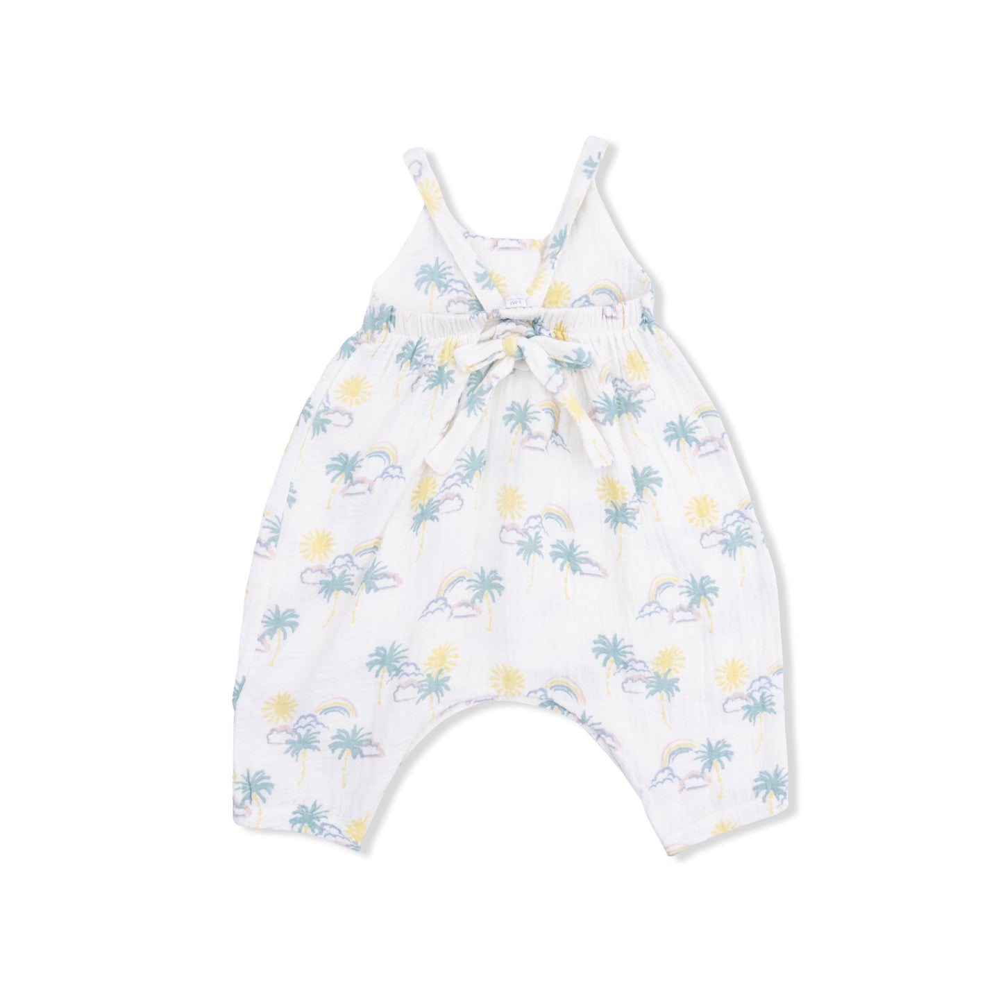 Palm Trees and Rainbows - Tie Back Romper