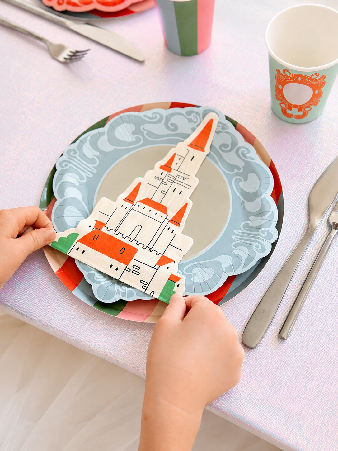 Castle Napkins - Princess Mirror Mirror Party (x 20)