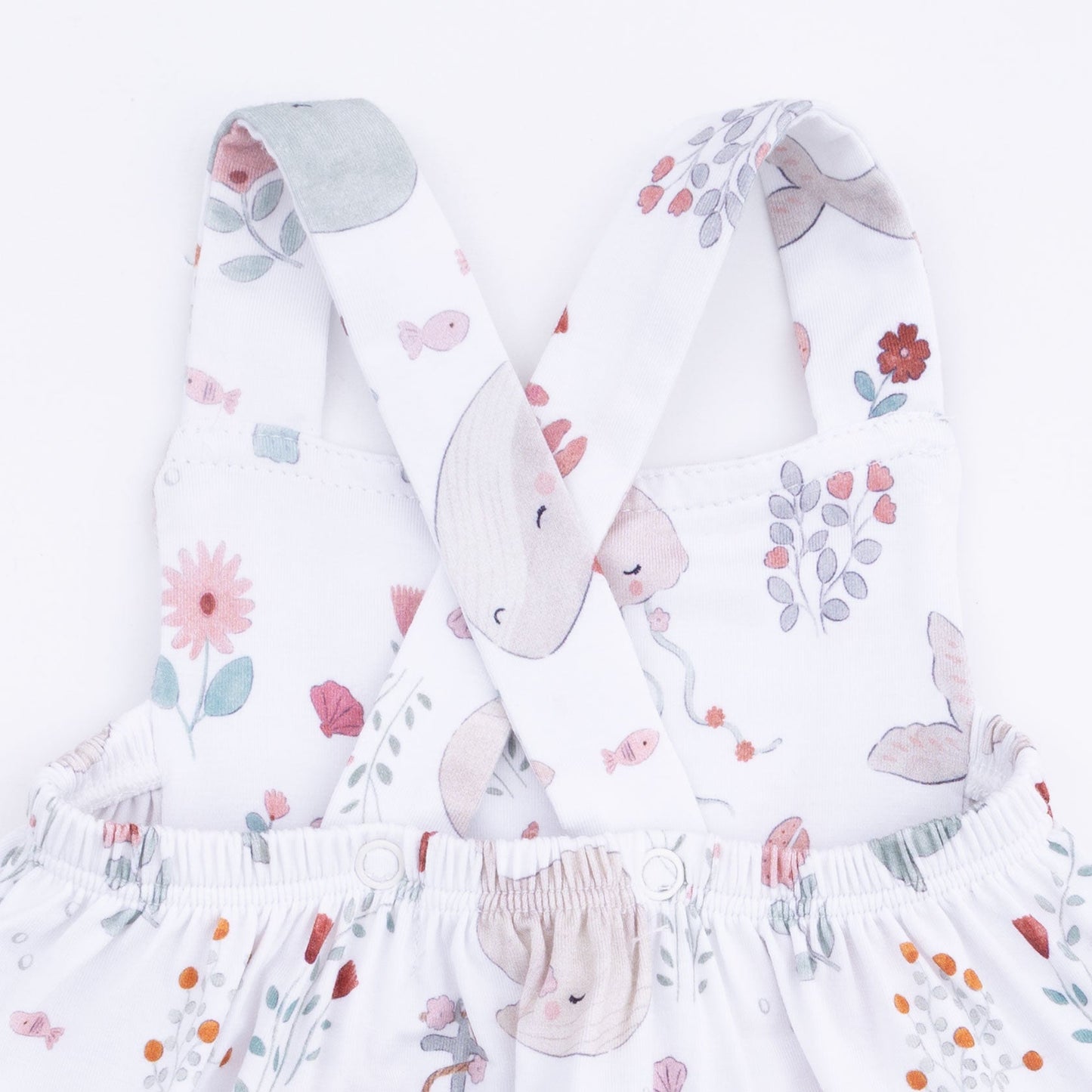 Garden Sea Creatures - Ruffle Sunsuit