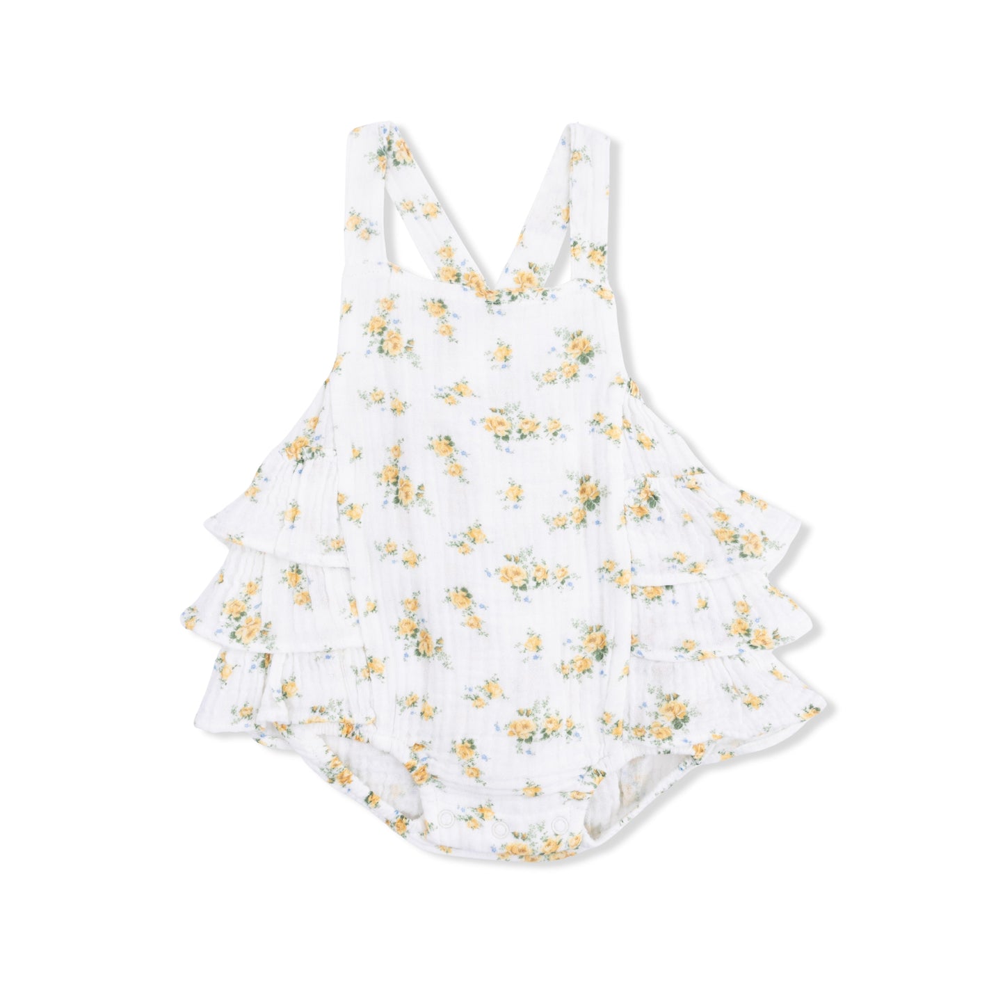 Sunshine Roses - Ruffle Sunsuit