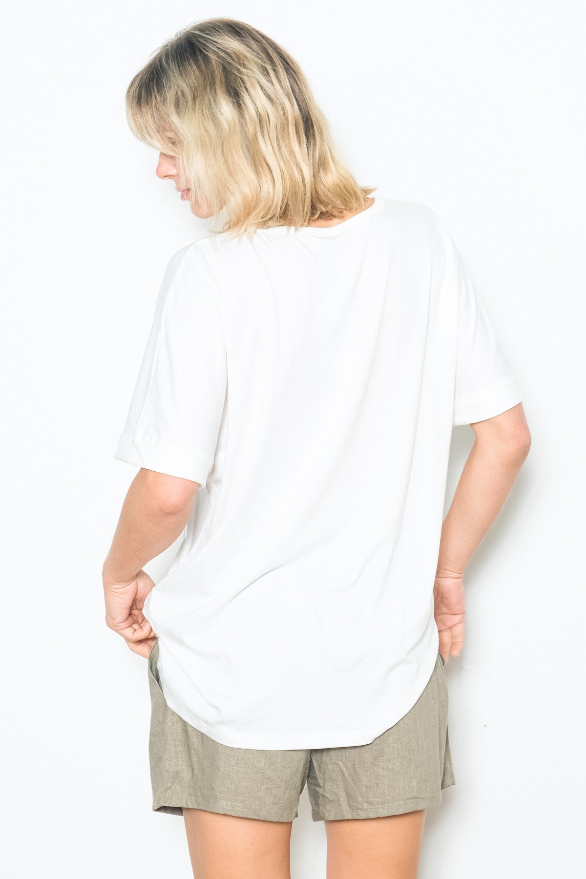 White Relaxed Fit T-Shirt