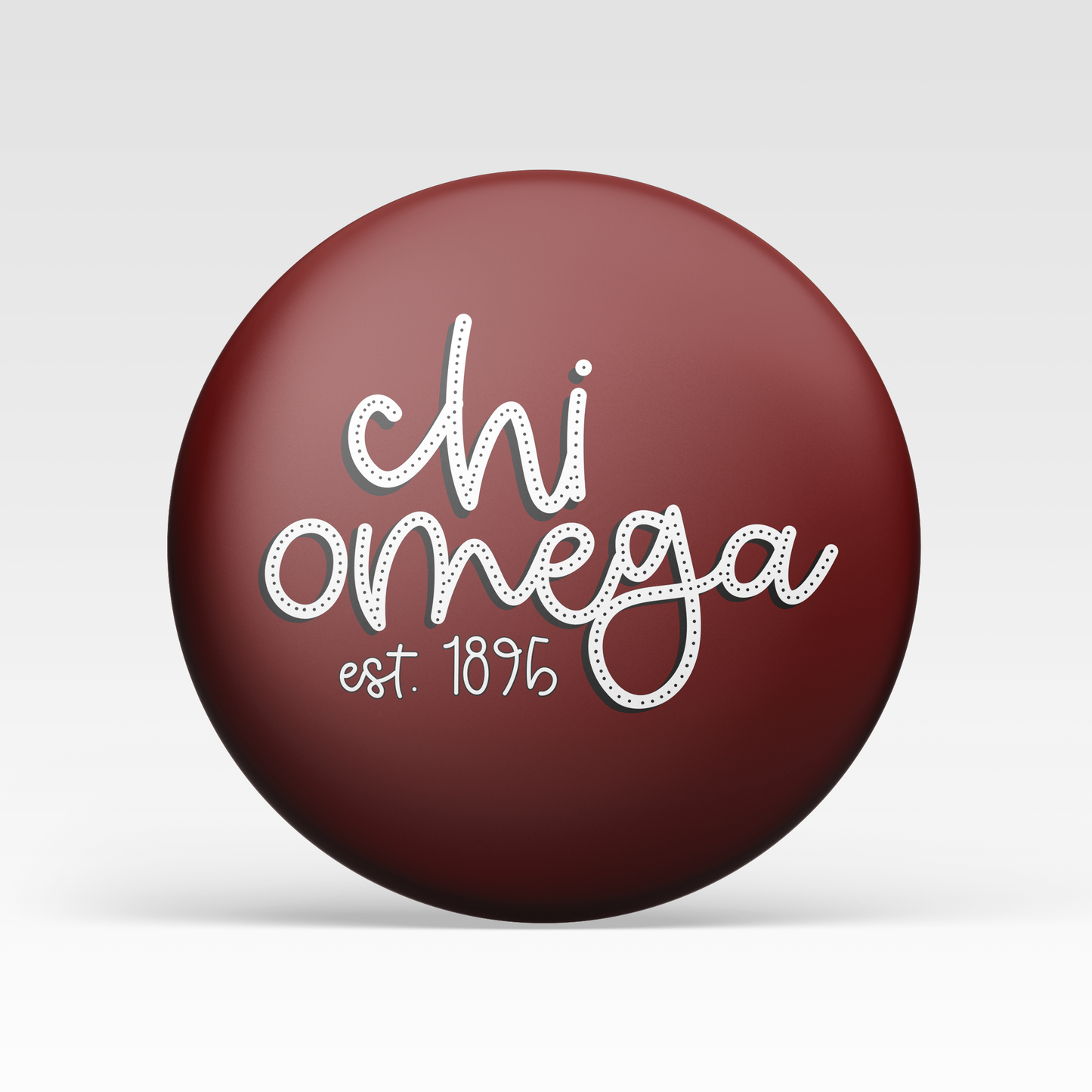 Chi Omega Est. 1985 - Maroon
