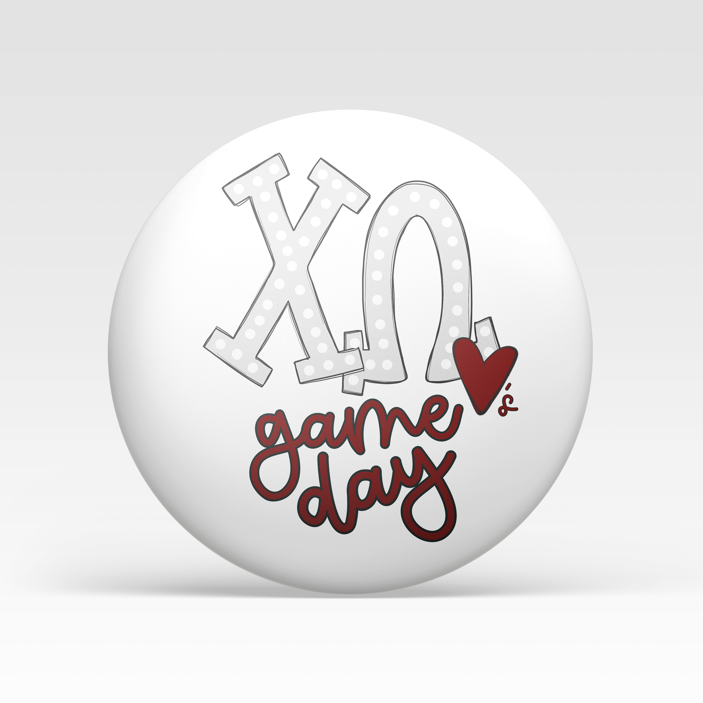 Chi Omega Loves Game Day - Maroon