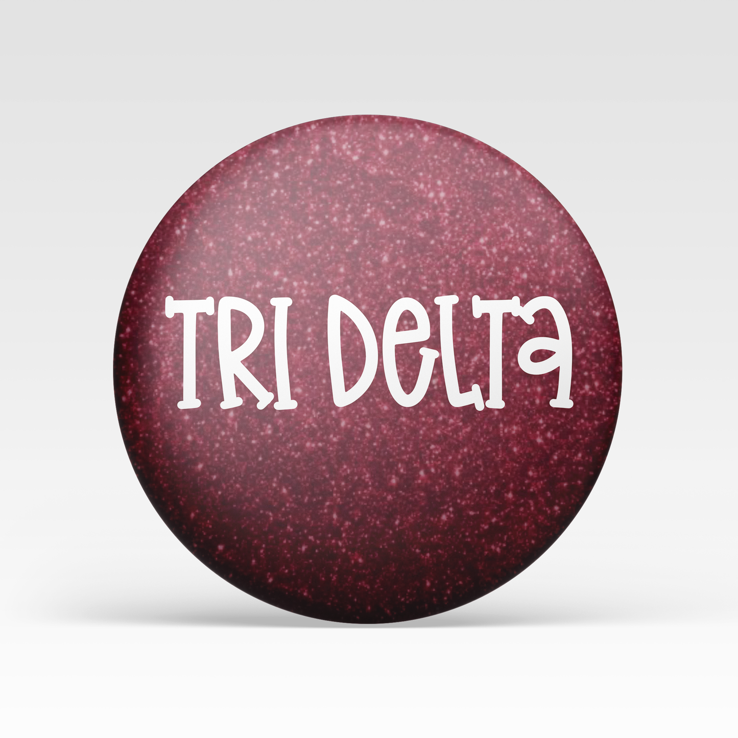 Tri Delta Maroon Glitter