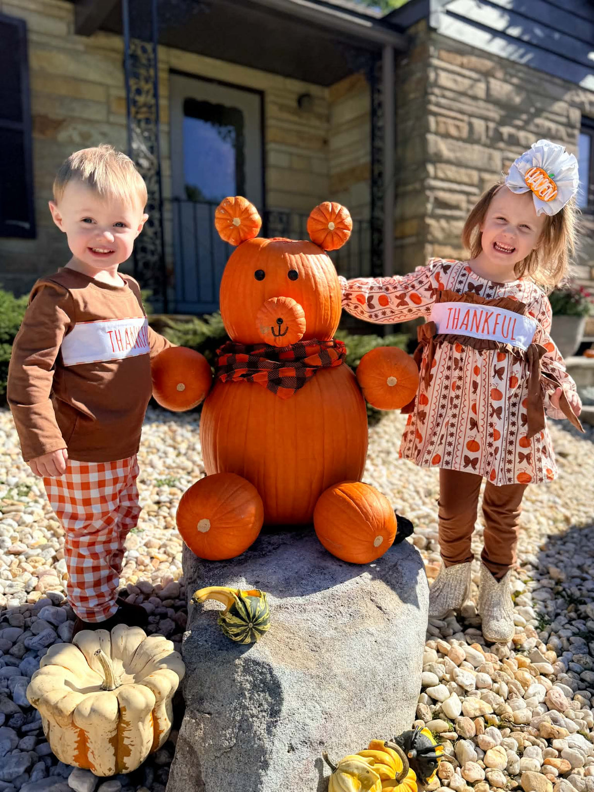 Thankful - brown set