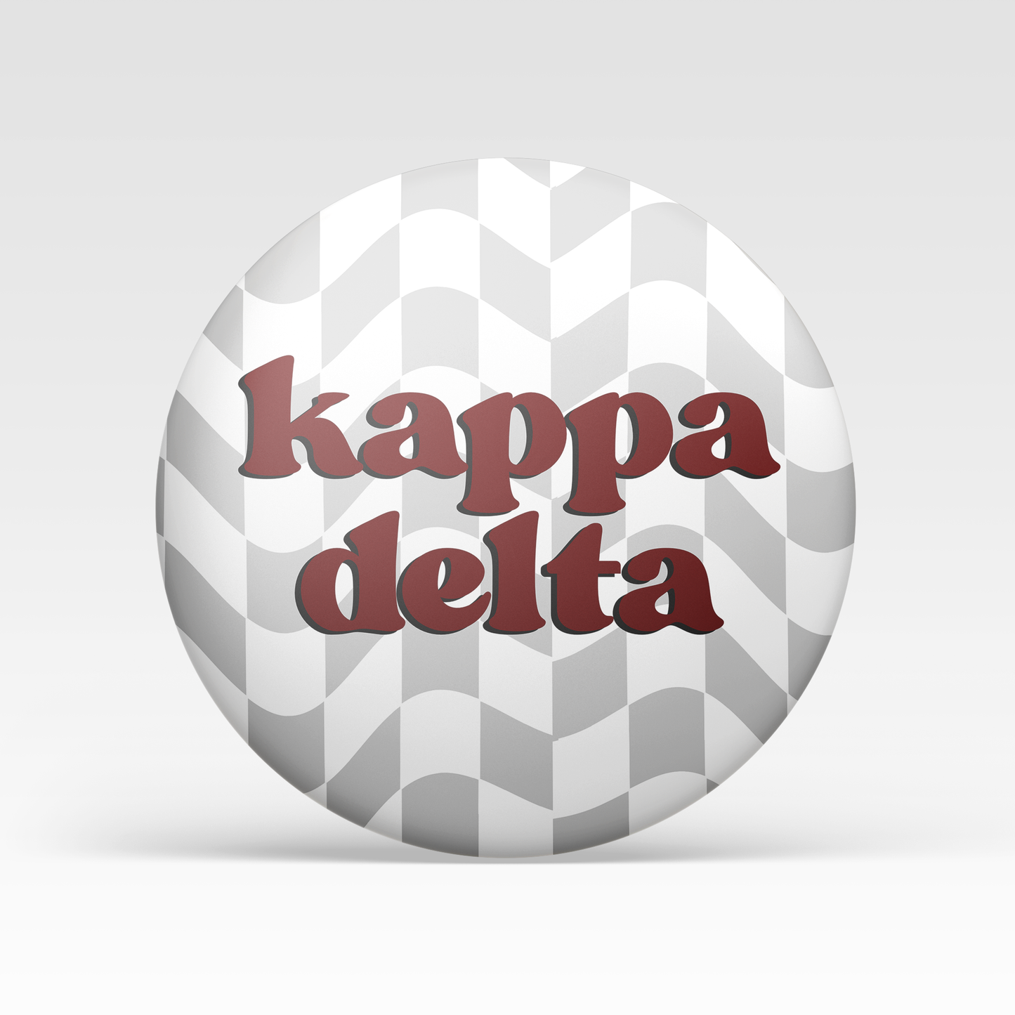 Kappa Delta Checkered - Maroon