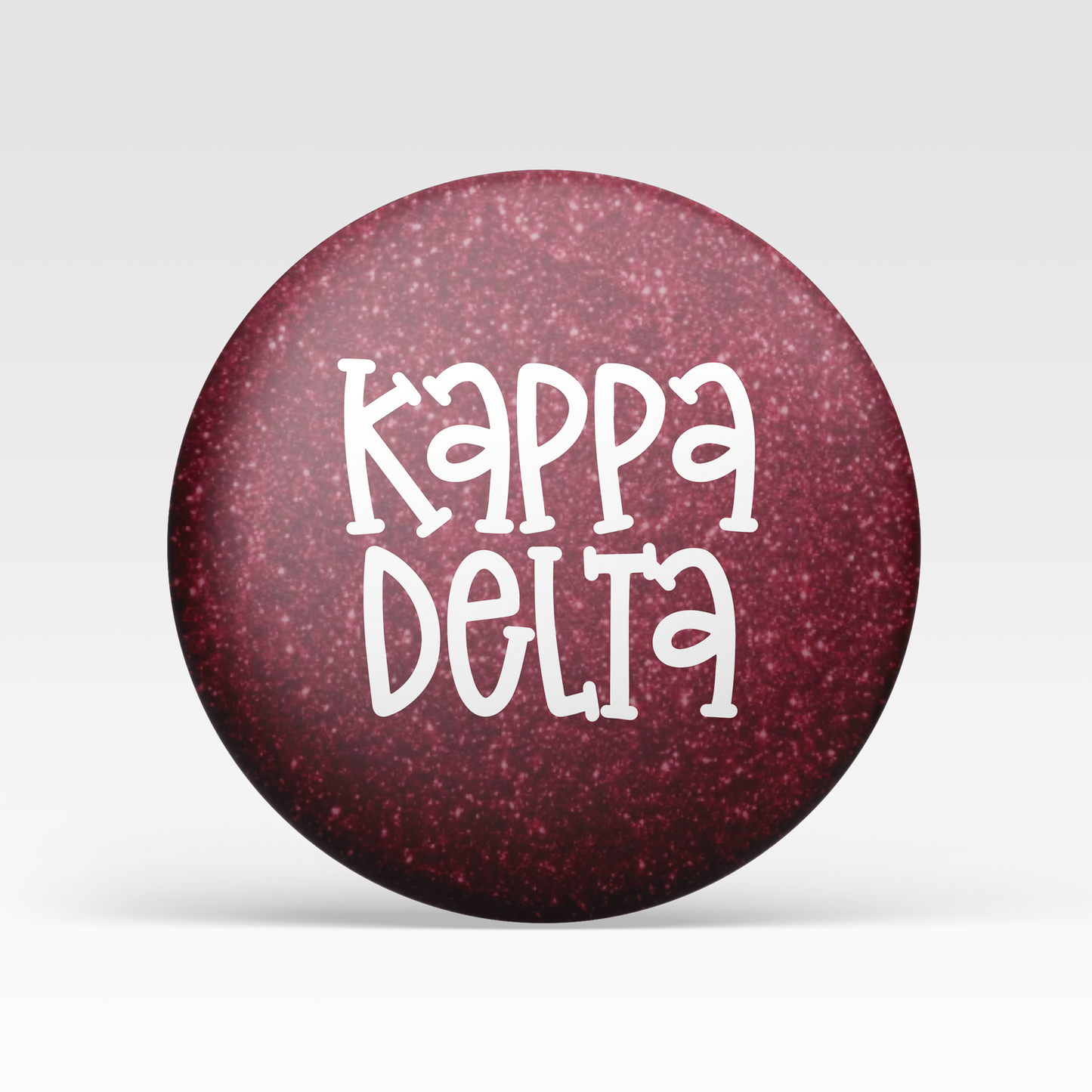 Kappa Delta Maroon Glitter