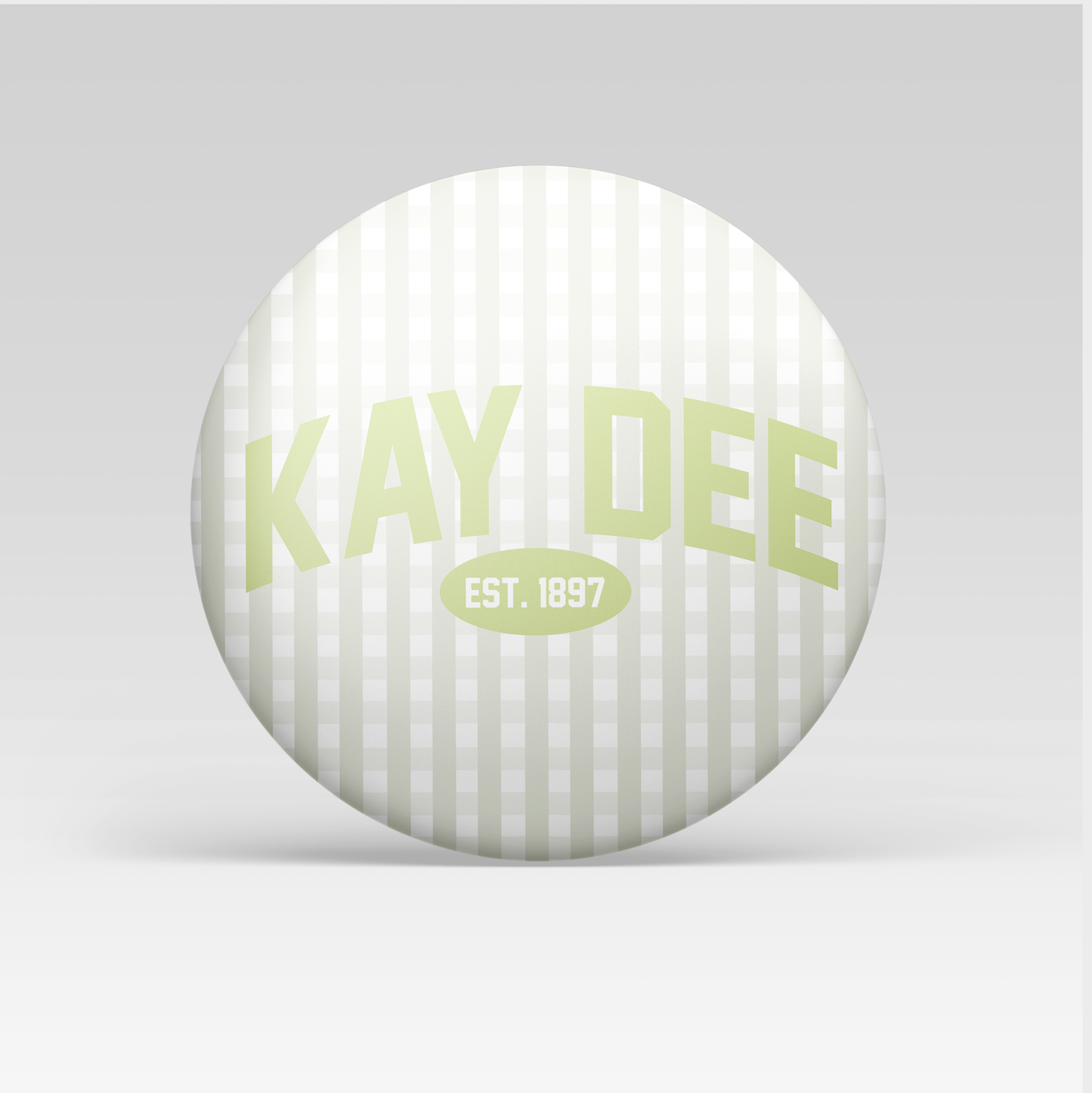 Kappa Delta Gingham Button