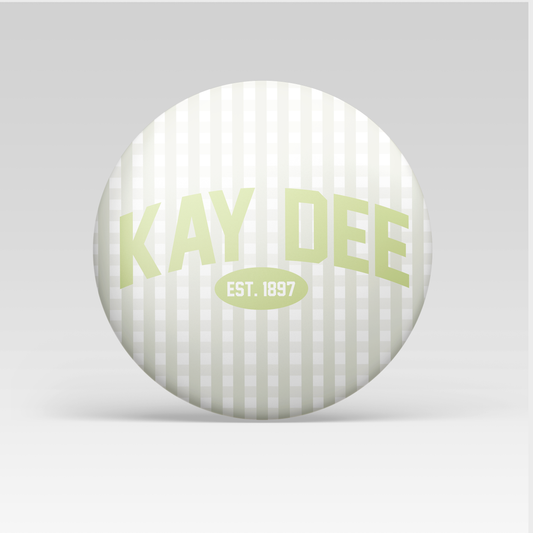 Kappa Delta Gingham Button