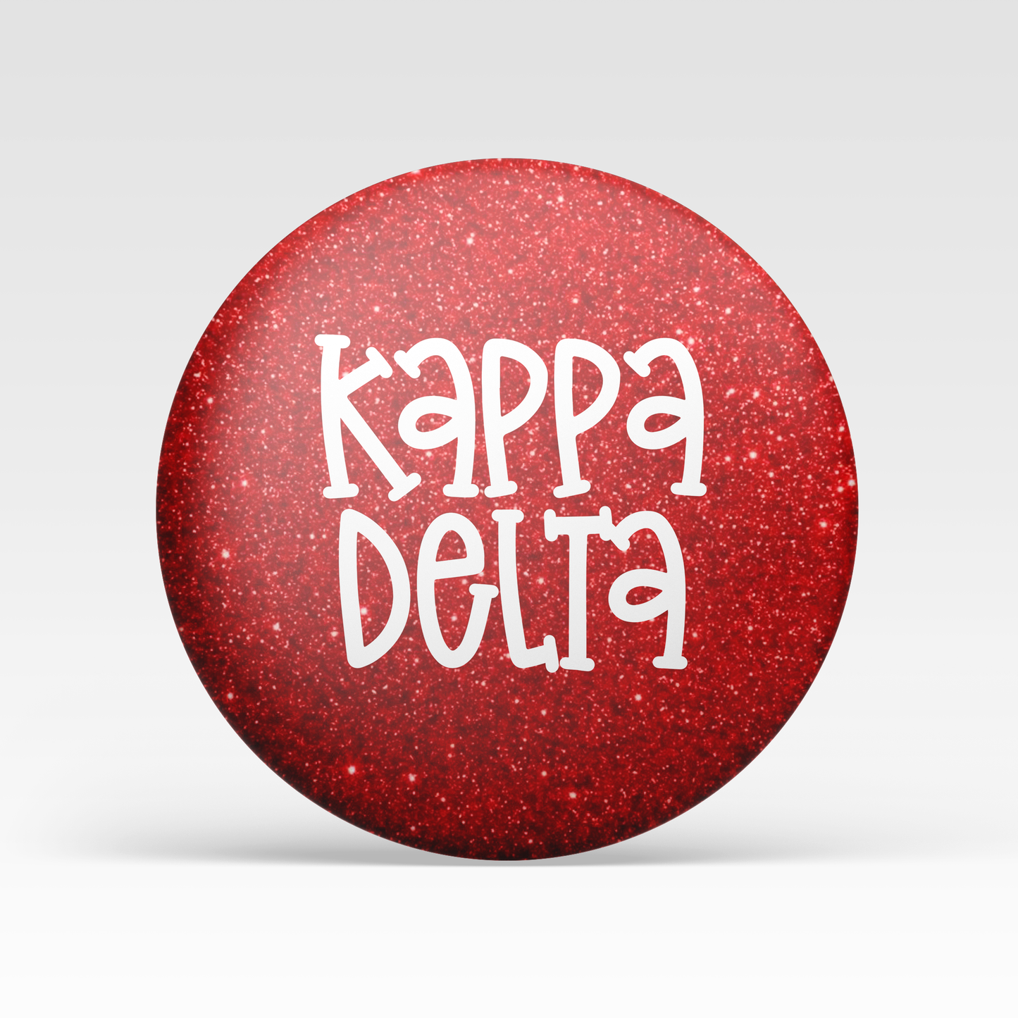 Kappa Delta Red Glitter