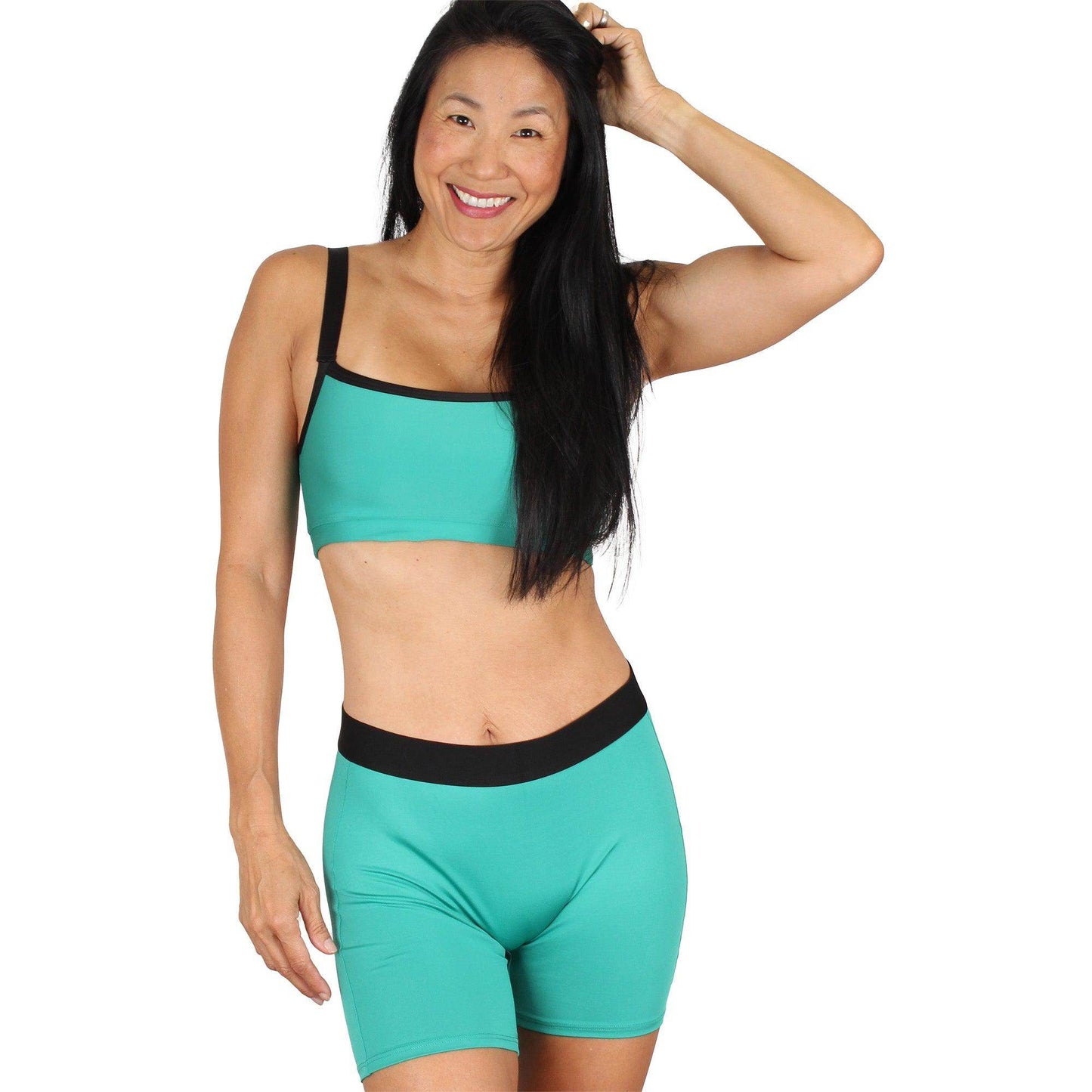 Womens Boxer Brief 5" | Jade