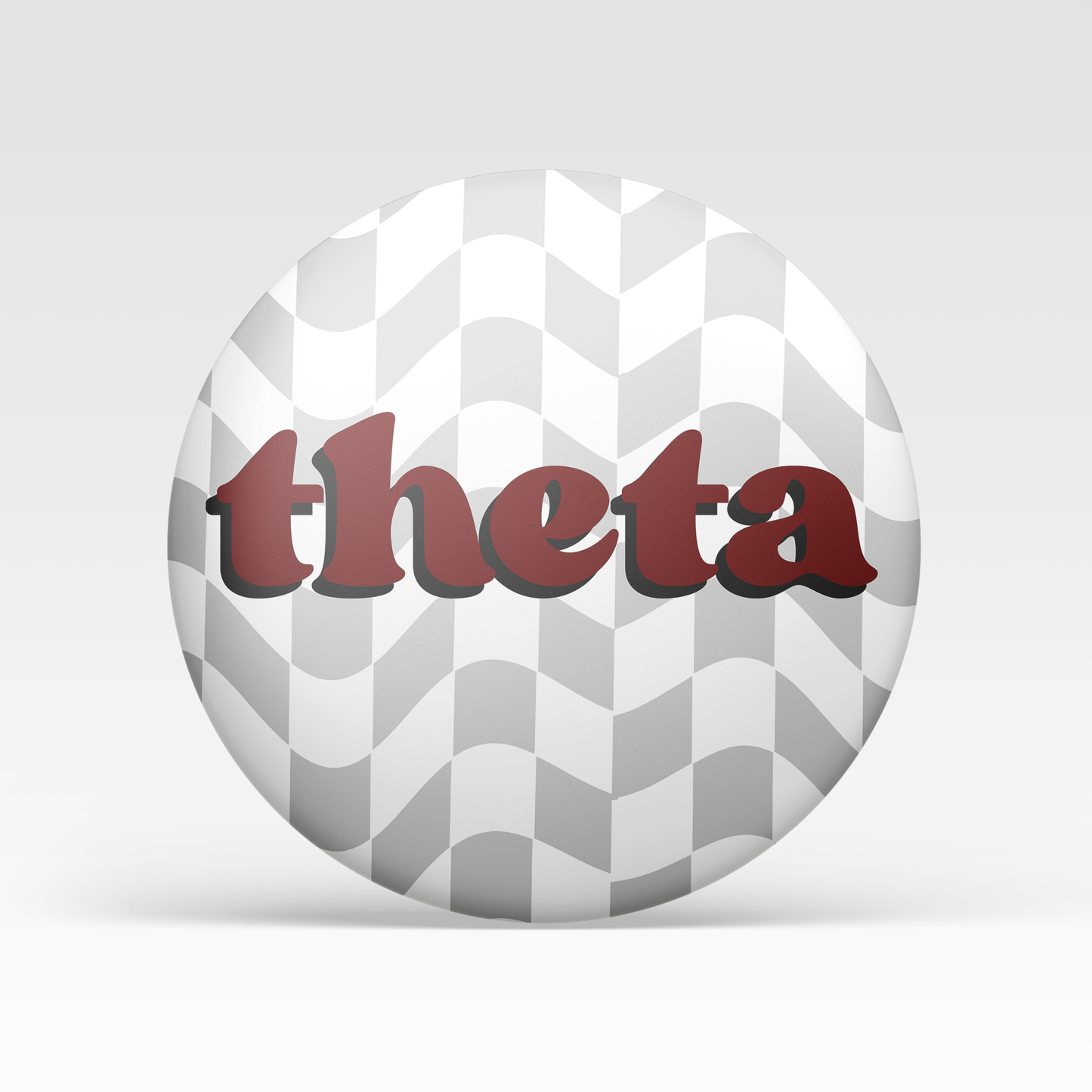 Theta Checkered - Maroon