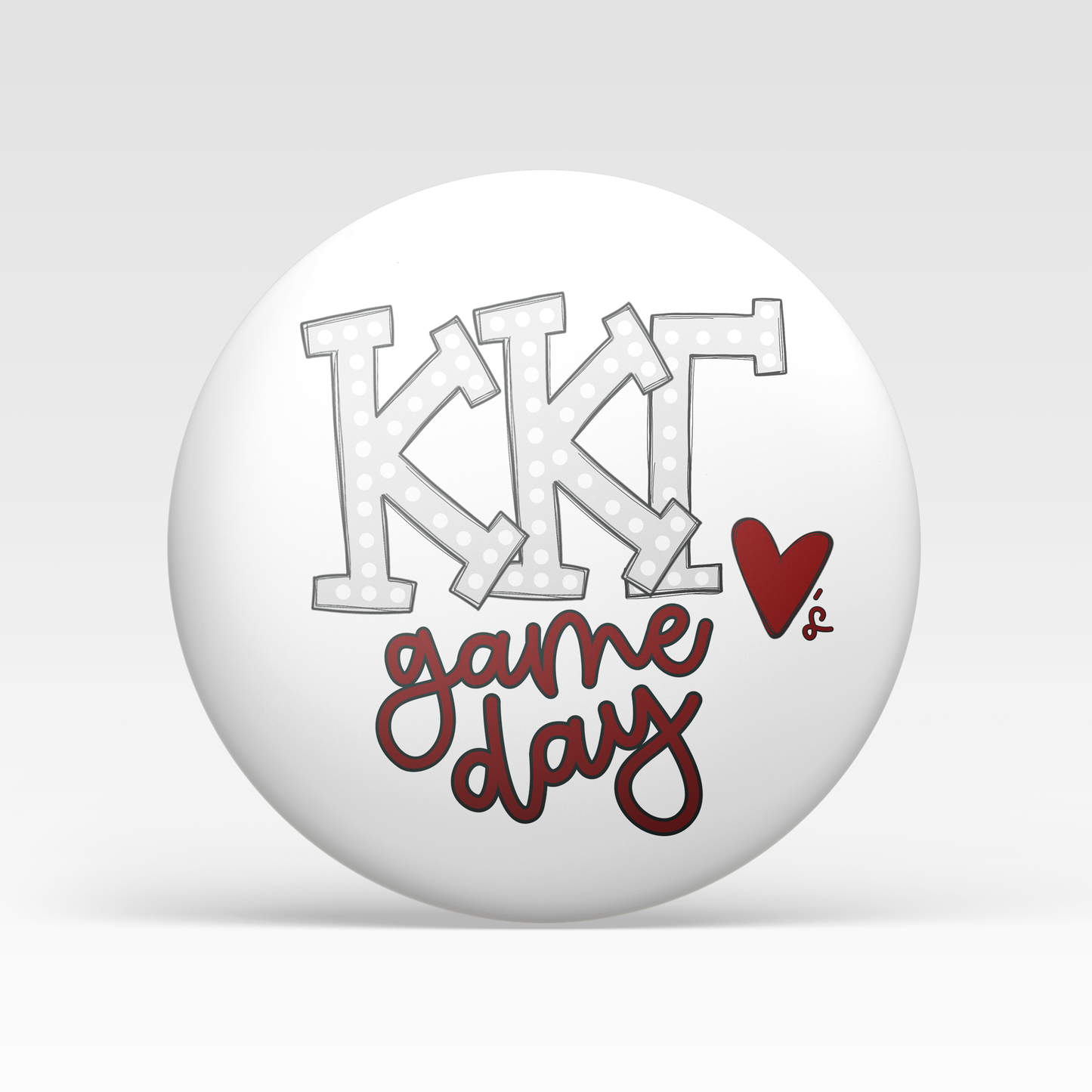 Kappa Kappa Gamma Loves Game Day - Maroon