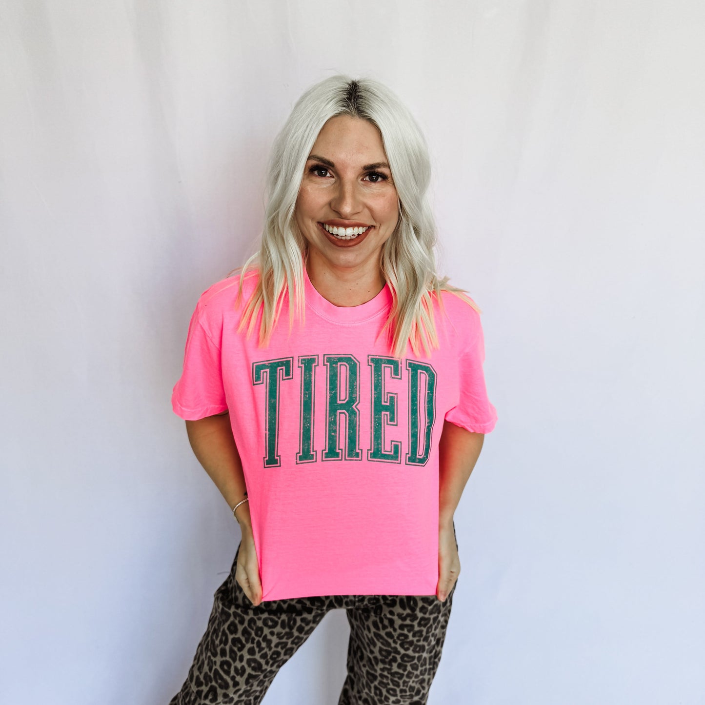 *Tired Graphic Tee D-1091