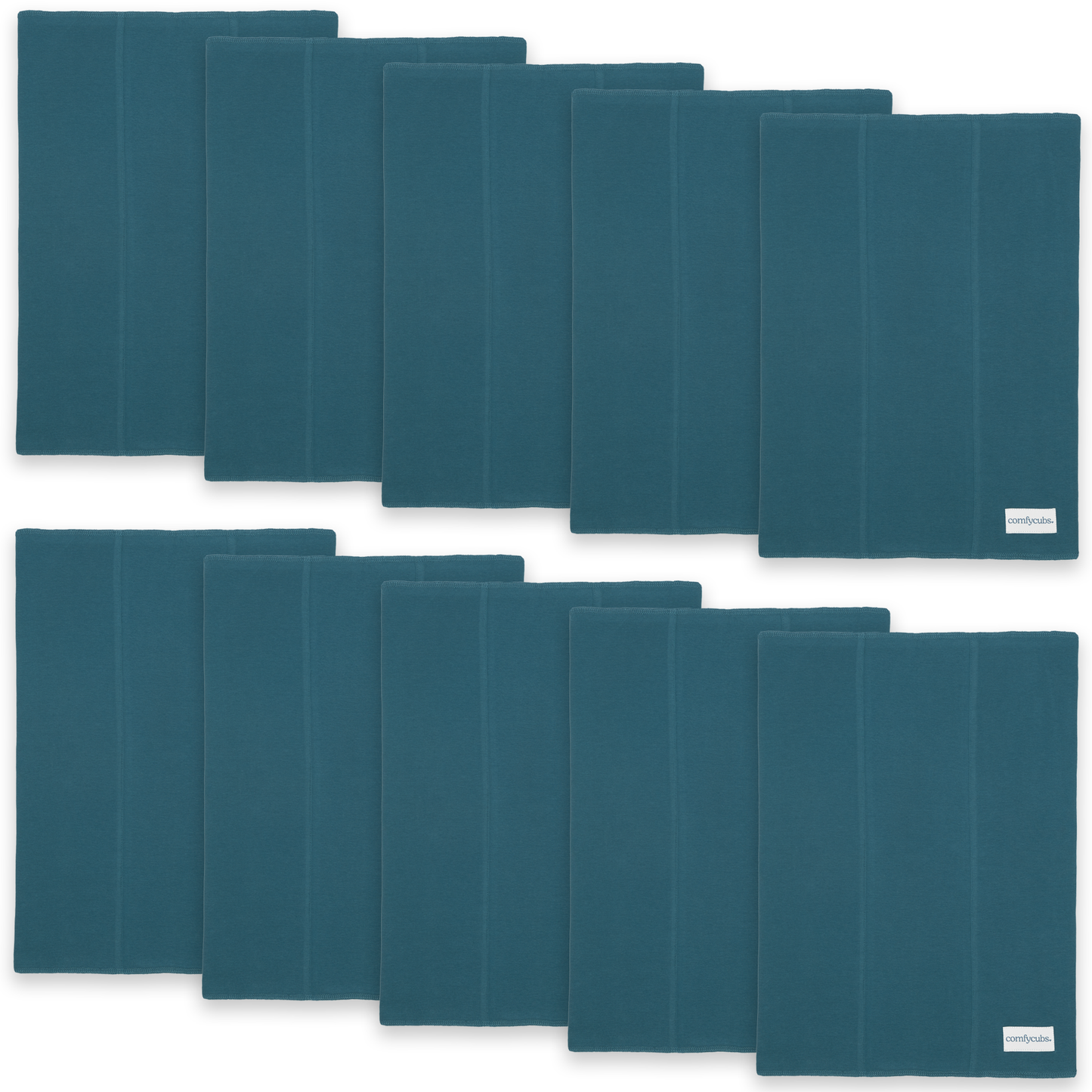 Cotton Burp Cloths in Neptune