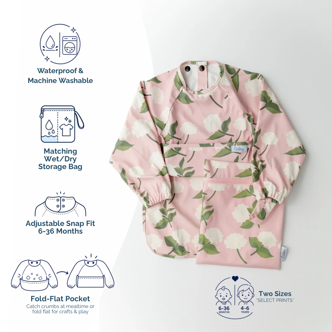 The Grayson Long Sleeve Bib - Peach Blossom