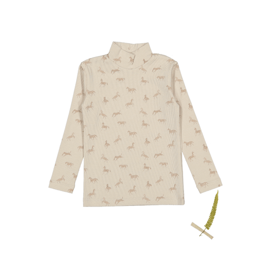 The Printed Tutleneck - Horse
