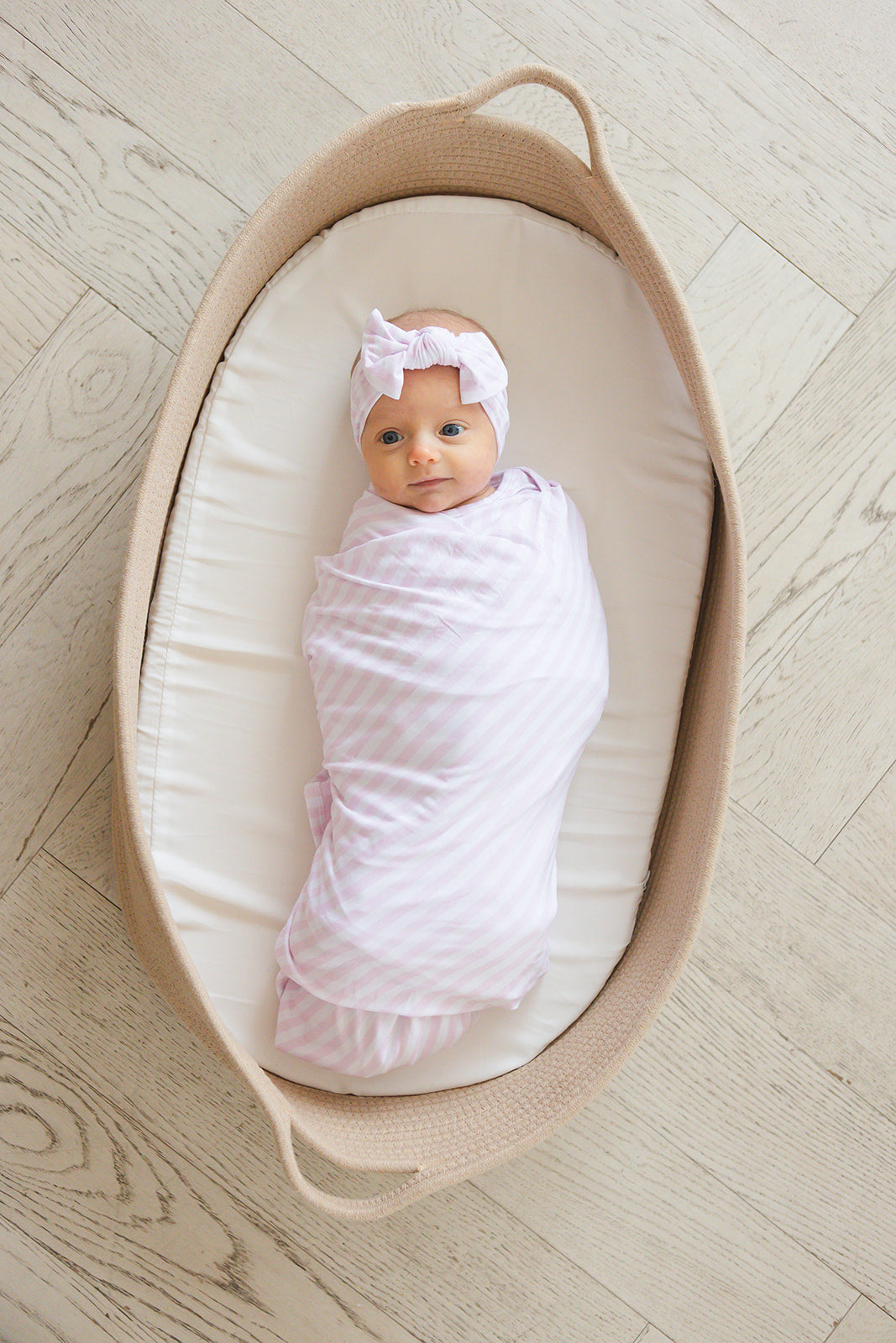 Pink Stripes - Lightweight Blanket