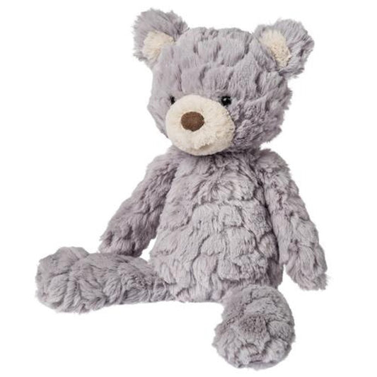 Putty Shadow Bear Plush – Soft Grey Teddy Bear | Baby Gift Boutique in Bossier City, LA