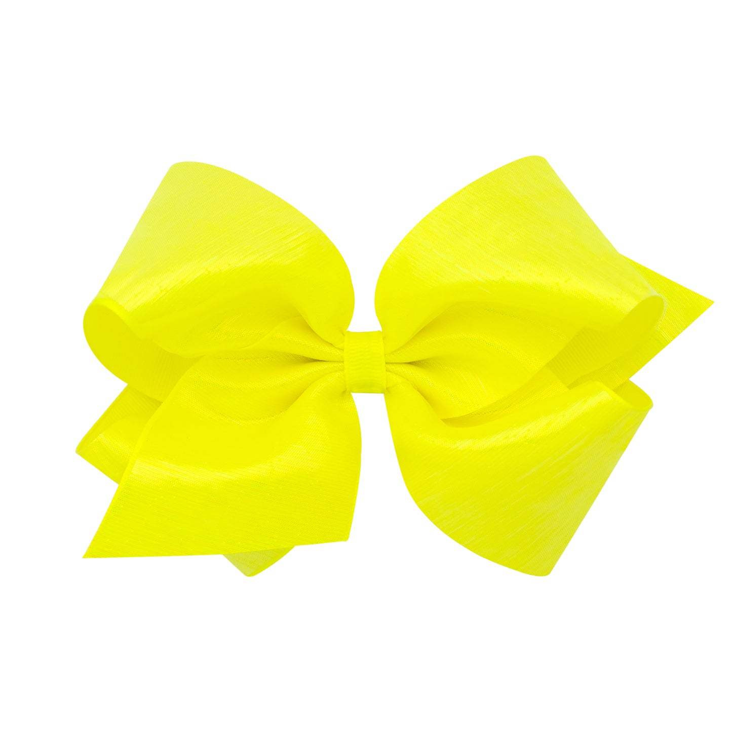 Sheer Iridescent and Grosgrain Overlay Hair Bow