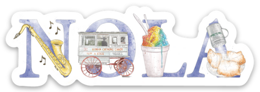 NOLA Die Cut Sticker