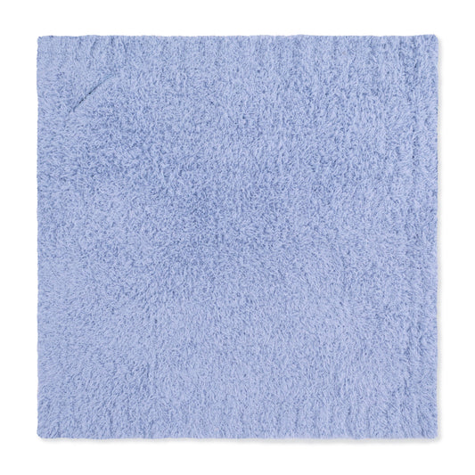 Chenille - Dusty Blue Mini Chenille Pacifier Holder Blanket