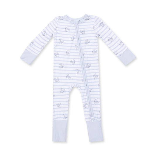 Airplane Stripe - Convertible Romper