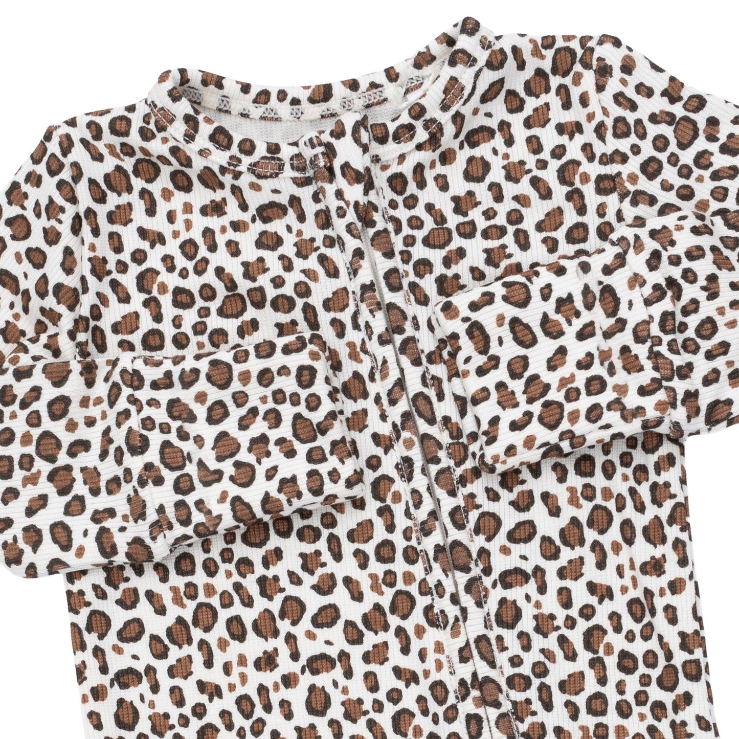 Leopard Rib - Convertible Romper