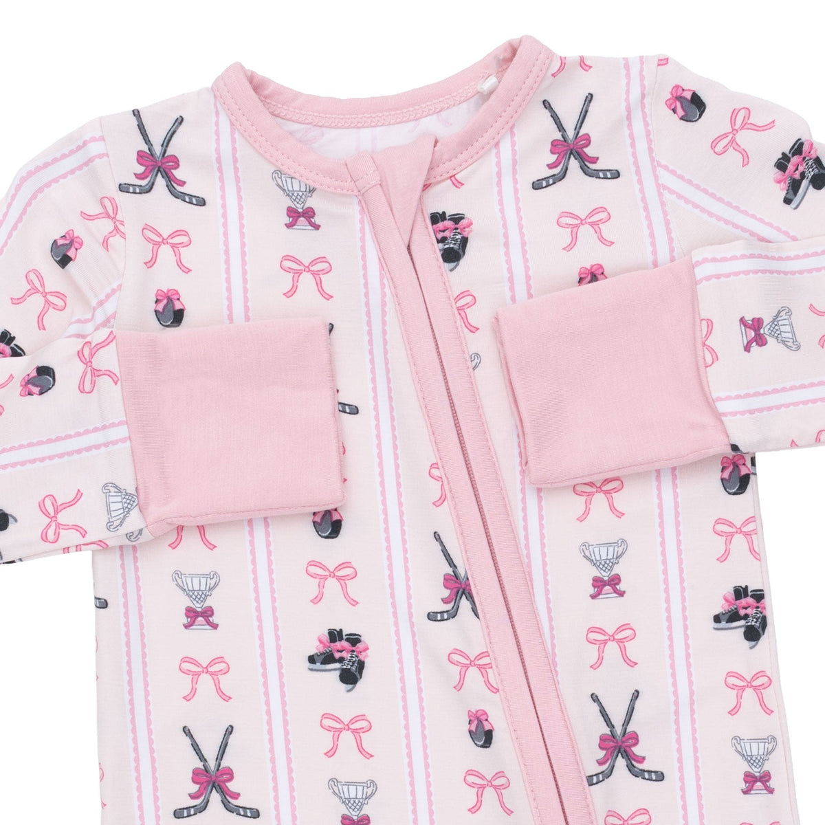 Megan's Bowtiful Hockey Stripe - Convertible Romper