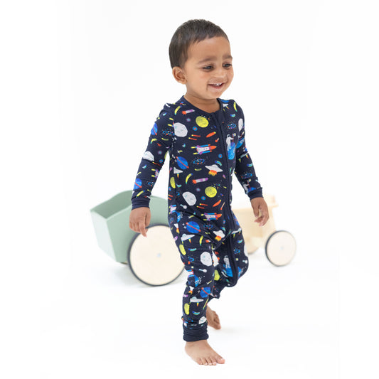 Astronaut and Rockets - Convertible Romper