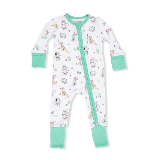 Country Club Dogs Pink - Convertible Romper