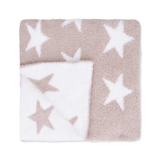 Chenille - Natural Star Blanket