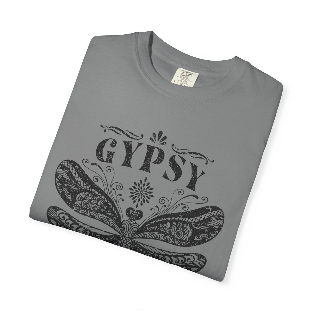 Gypsy Soul Dragonfly T‑Shirt — Boho Vintage Graphic Tee