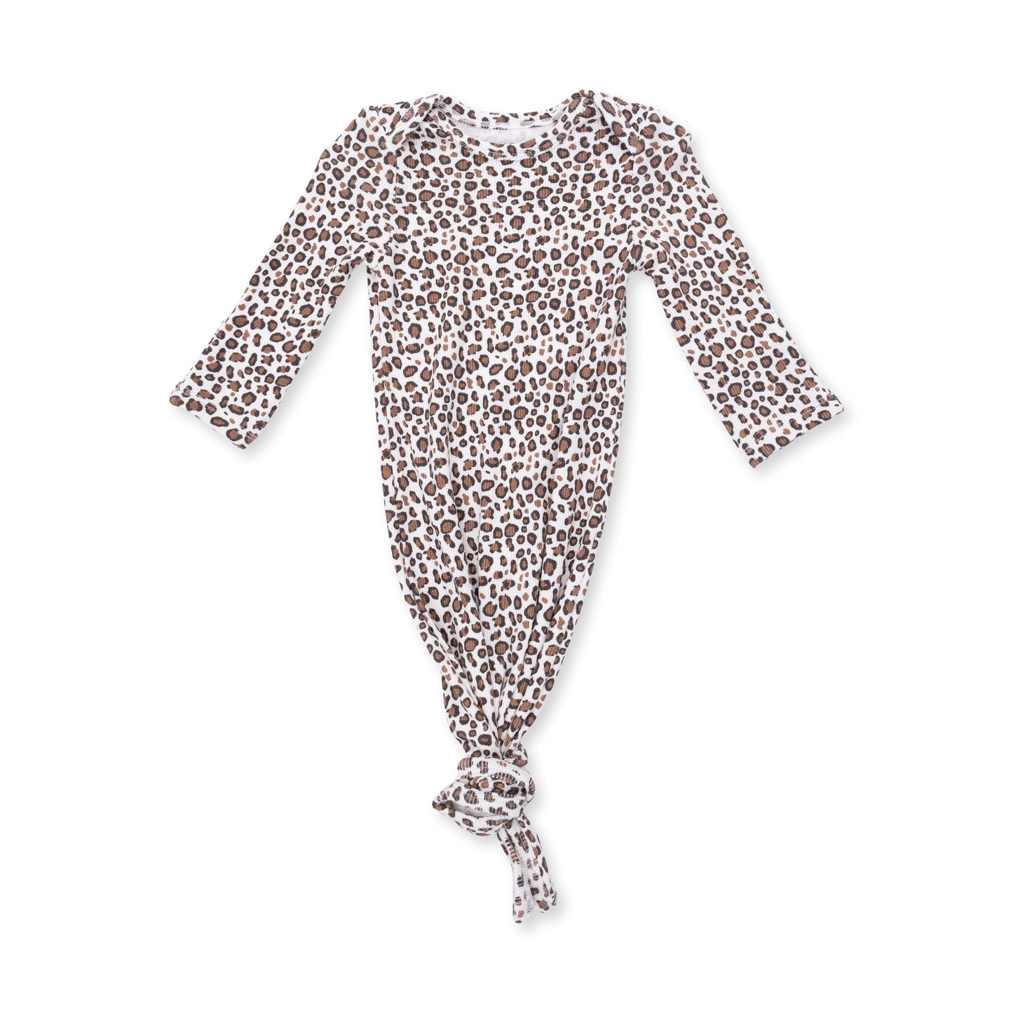Leopard Rib - Knotted Gown and Knot Headband