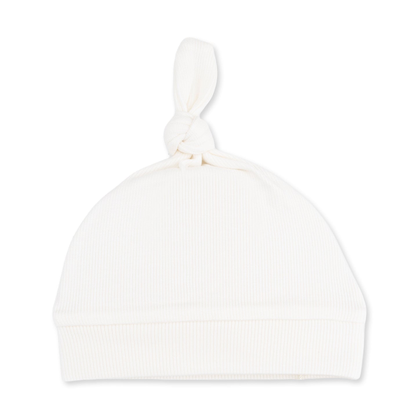 Solid Snow White - Knotted Hat