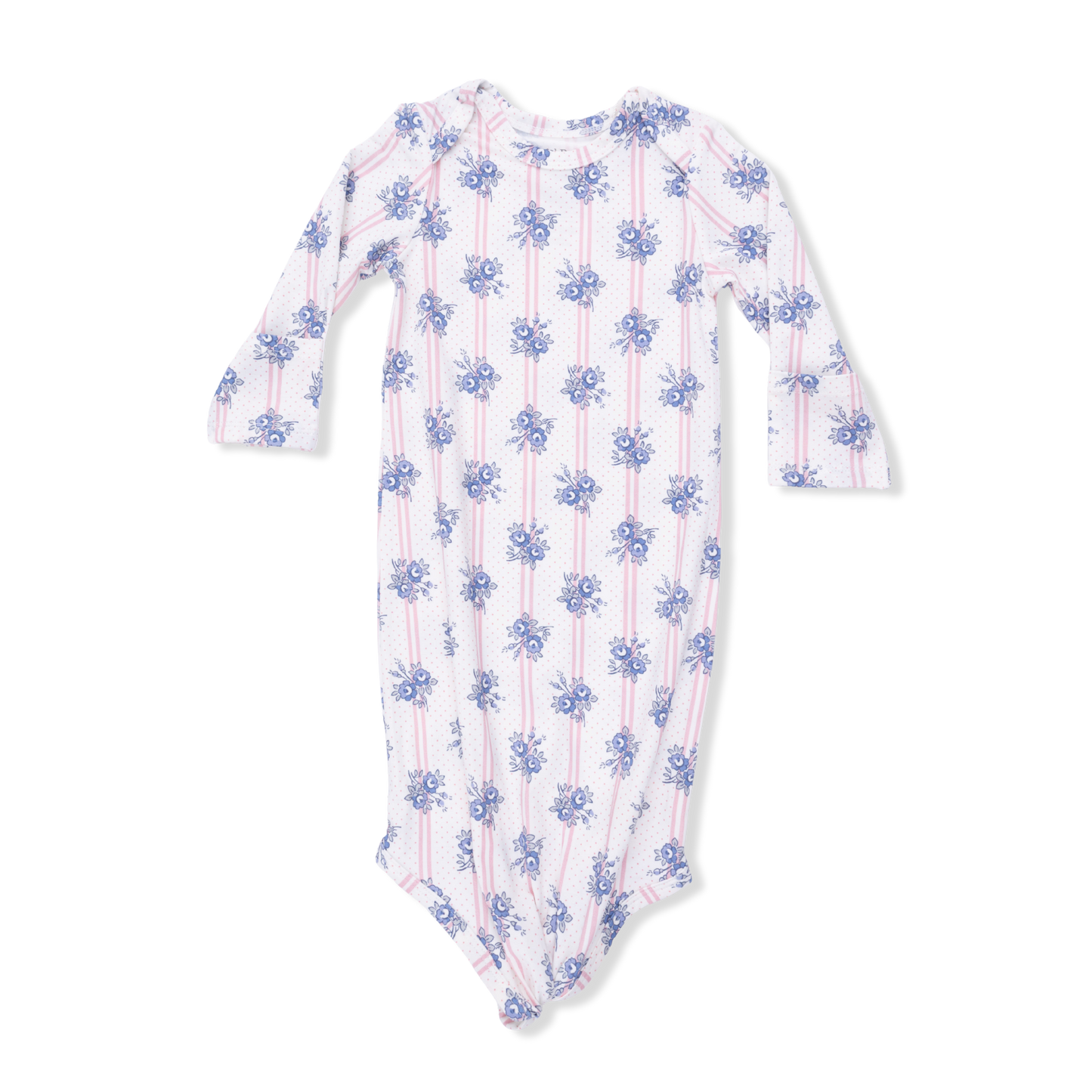 Stripe Dot Roses - Knotted Gown and Headband