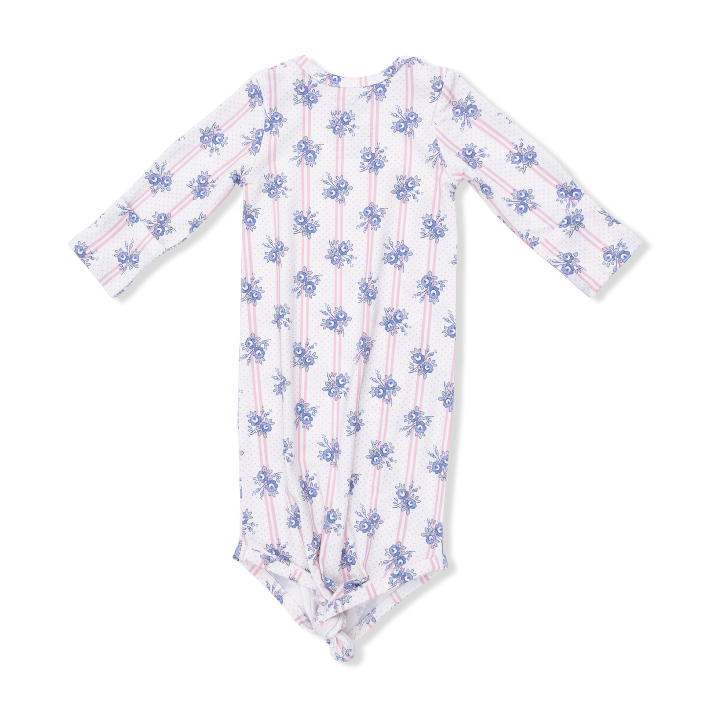 Stripe Dot Roses - Knotted Gown and Headband