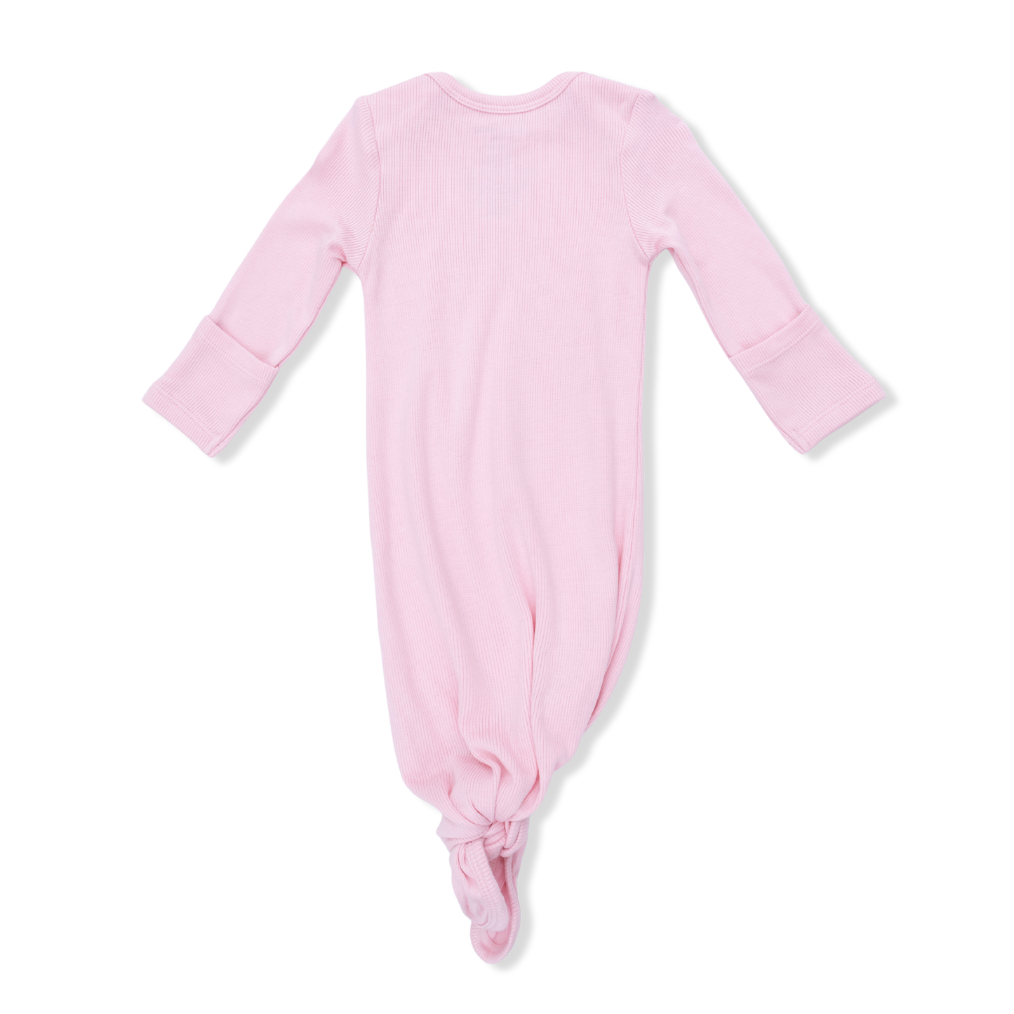 Solid Romance Rose Rib - Knotted Gown and Headband