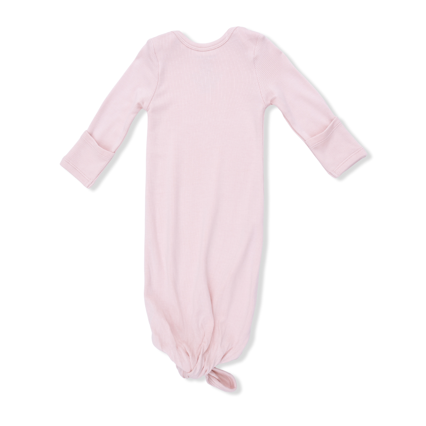 Solid Veiled Pink - Knotted Gown and Hat