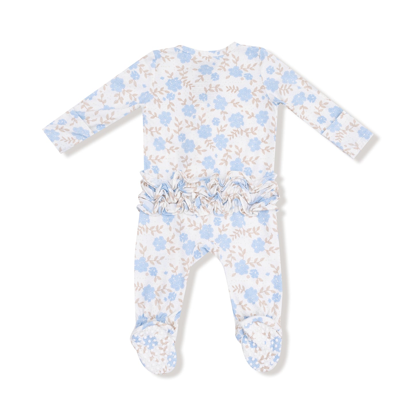 2 Way Ruffle Zipper Footie