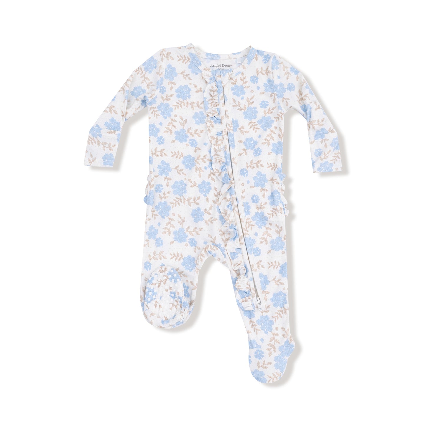2 Way Ruffle Zipper Footie