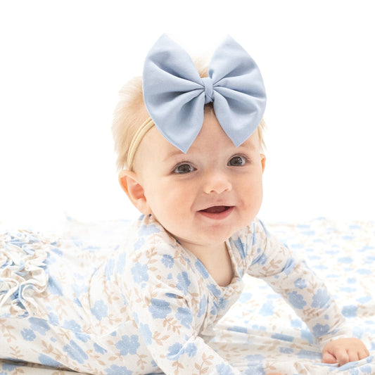 Big Bow on Soft Headband